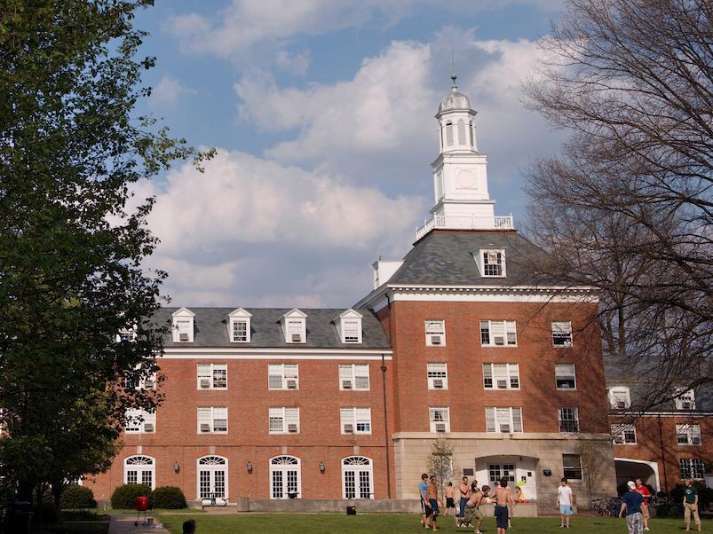 Photo of Washington Hall, located on East Green