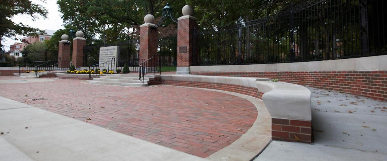 Accessible entrance to OHIO University