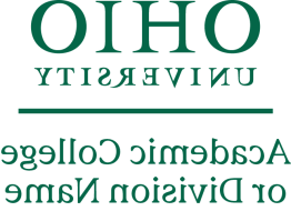 Ohio University condensed lockup for unit logo